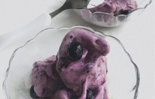 Συνταγή για σπιτικό παγωτό μπανάνα - μύρτιλο! Φτιάξτε το δικό σας παγωτό με απλά υλικά και χωρίς κόπο!