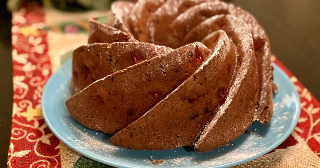 Συνταγή για κέικ βανίλιας με ολόκληρα κεράσια! Σοκολατένιο, αρωματικό κέικ με ολόκληρα κεράσια και κονιάκ!