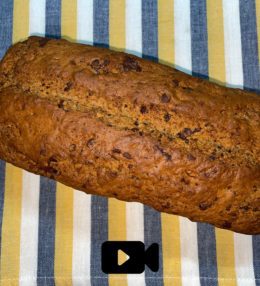 Vegan Banana Bread Με Καφέ Εσπρέσο Και Κομμάτια Σοκολάτας