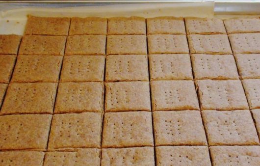 Συνταγή για υπέροχα σπιτικά κράκερ βουτύρου. Ένα υπέροχο τραγανό και βουτυρένιο κράκερ που συνδυάζεται υπέροχα με πολλές επιλογές.