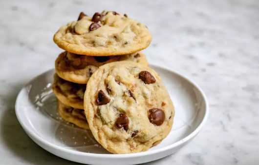 Συνταγή για cookies σοκολάτας. Τραγανά εξωτερικά, μαστιχωτά στο εσωτερικό τους. Περιέχουν κουβερτούρα και καρύδια.