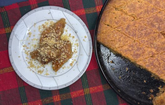 Δοκιμάστε τη συνταγή για μελομακάρονα ταψιού. Η πιο εύκολη, αφράτη και αρωματική εκδοχή του αγαπημένου χριστουγεννιάτικου γλυκού.